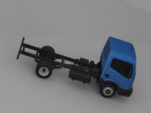 nissan cabstar chassi 2013 3D 모델