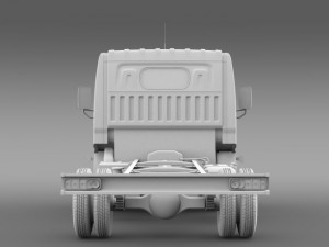 nissan cabstar chassi 2013 3D 모델