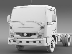 nissan cabstar chassi 2013 3D 모델
