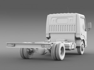nissan cabstar chassi 2013 3D 모델