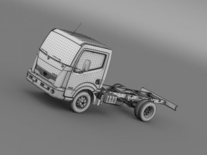 nissan cabstar chassi 2013 3D 모델