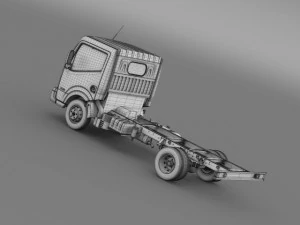 nissan cabstar chassi 2013 3D Model