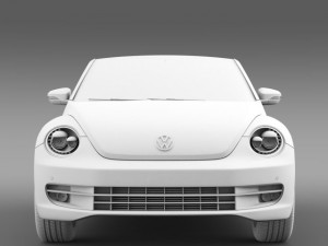 vw beetle cabriolet denim concept 2015 3D 모델