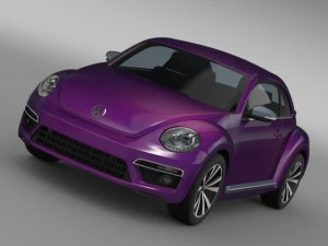 vw coccinelle &eacute;dition rose concept 2015 Modèle 3D