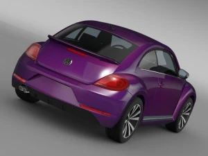 vw escarabajo concepto edici&oacute;n rosa 2015 Modelo 3D
