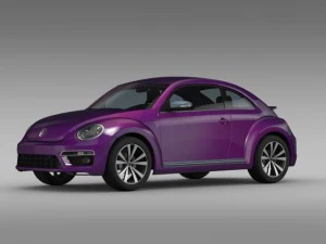 vw escarabajo concepto edici&oacute;n rosa 2015 Modelo 3D
