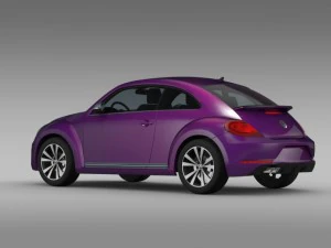 vw escarabajo concepto edici&oacute;n rosa 2015 Modelo 3D