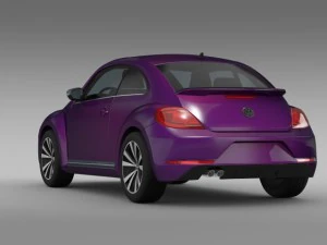 vw escarabajo concepto edici&oacute;n rosa 2015 Modelo 3D