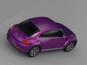 vw escarabajo concepto edici&oacute;n rosa 2015 Modelo 3D