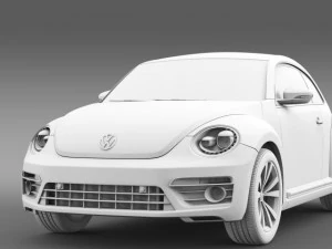 vw escarabajo concepto edici&oacute;n rosa 2015 Modelo 3D