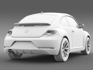 vw escarabajo concepto edici&oacute;n rosa 2015 Modelo 3D