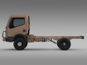 ashok leyland garuda chassi 2015 3D Model