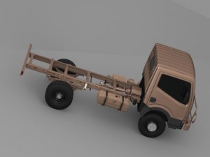 ashok leyland garuda chassi 2015 3D Model