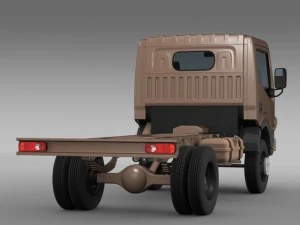 ashok leyland garuda chassi 2015 3D Model