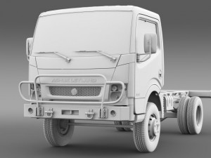 ashok leyland garuda chassi 2015 3D Model
