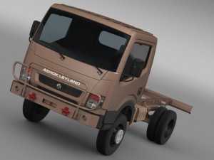 ashok leyland garuda chassi 2015 3D Model