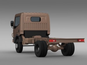 ashok leyland garuda chassi 2015 3D Model