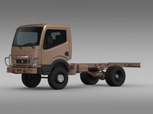 ashok leyland garuda chassi 2015 3D Model
