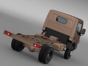 ashok leyland garuda chassi 2015 3D Model