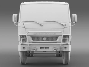 ashok leyland garuda chassi 2015 3D Model