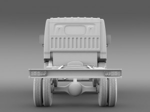 ashok leyland garuda chassi 2015 3D Model