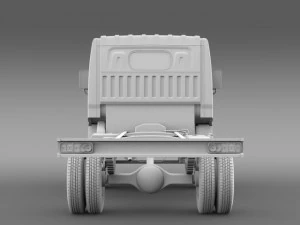 ashok leyland garuda chassi 2015 3D Model