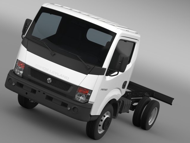 ashok leyland partner chassi 2015 3D 모델 .c4d .max .obj .3ds .fbx .stl .blend 