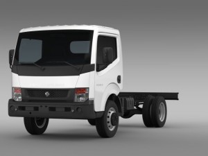 ashok leyland partner chassi 2015 3D 모델
