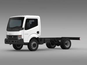 ashok leyland partner chassi 2015 3D 모델