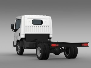 ashok leyland partner chassi 2015 3D 모델