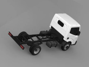 ashok leyland partner chassi 2015 3D Model