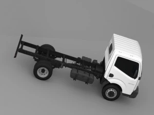 ashok leyland partner chassi 2015 3D Model