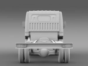 ashok leyland partner chassi 2015 3D Model