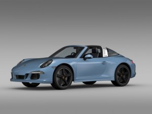 porsche 911 targa 4s exclusive 2015 Modello 3D