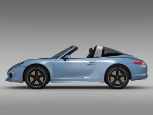 porsche 911 targa 4s exclusive 2015 Modello 3D