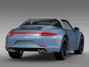 porsche 911 targa 4s exclusive 2015 Modello 3D