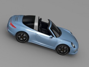 porsche 911 targa 4s exclusive 2015 Modello 3D