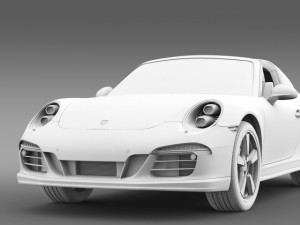 porsche 911 targa 4s exclusive 2015 Modello 3D