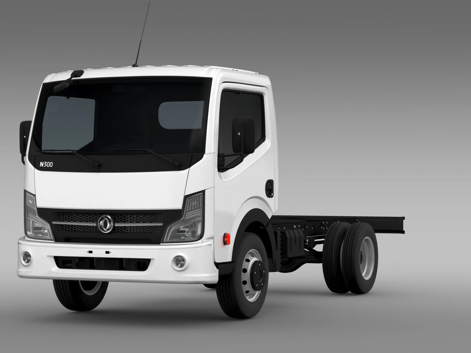 dongfeng n300 captain chassi 2015 3D Model .c4d .max .obj .3ds .fbx .stl .blend