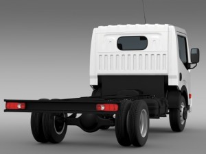 dongfeng n300 captain chassi 2015 Modello 3D