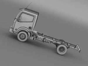 dongfeng n300 captain chassi 2015 3D Model