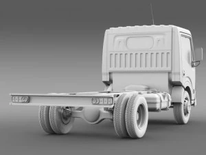 dongfeng n300 captain chassi 2015 3D Model