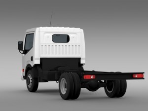 dongfeng n300 captain chassi 2015 Modello 3D