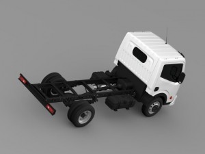 dongfeng n300 captain chassi 2015 Modello 3D