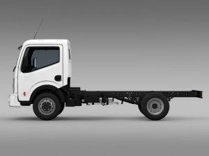 dongfeng n300 captain chassi 2015 Modello 3D
