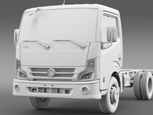 dongfeng n300 captain chassi 2015 Modello 3D
