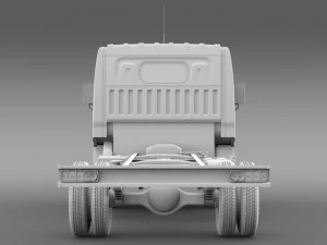 dongfeng n300 captain chassi 2015 3D Model