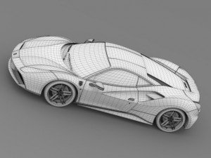 ferrari gtb 488 2015 Modello 3D