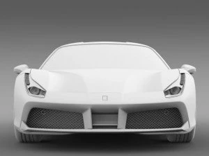 ferrari gtb 488 2015 3D Model