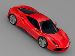 ferrari gtb 488 2015 Modello 3D